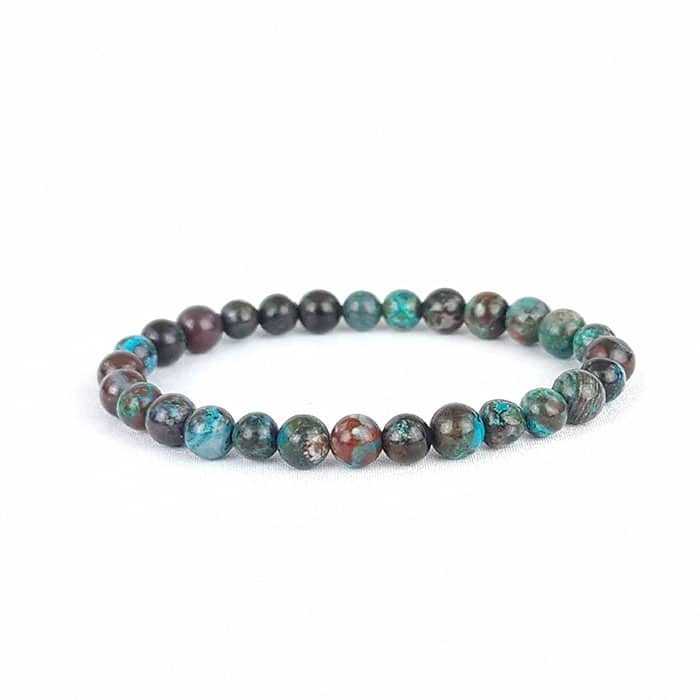 Bracelet Boule Chrysocolle du Congo