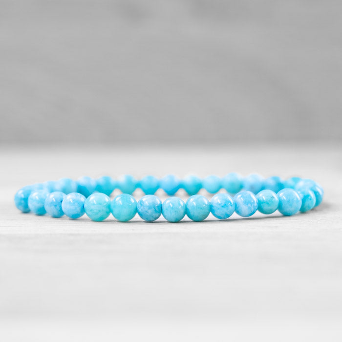 Bracelet Boule Amazonite 06mm A