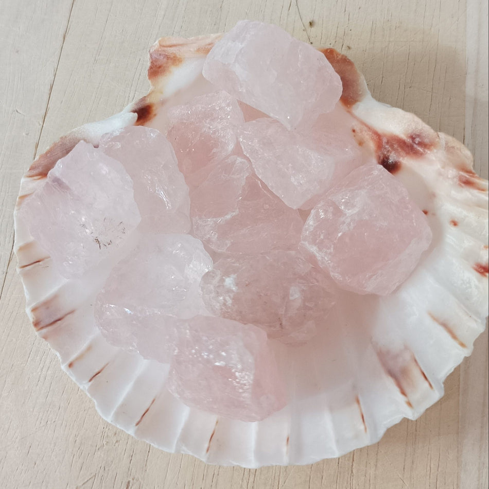 Pierre brute Quartz Rose 20 à 30mm (Brésil)