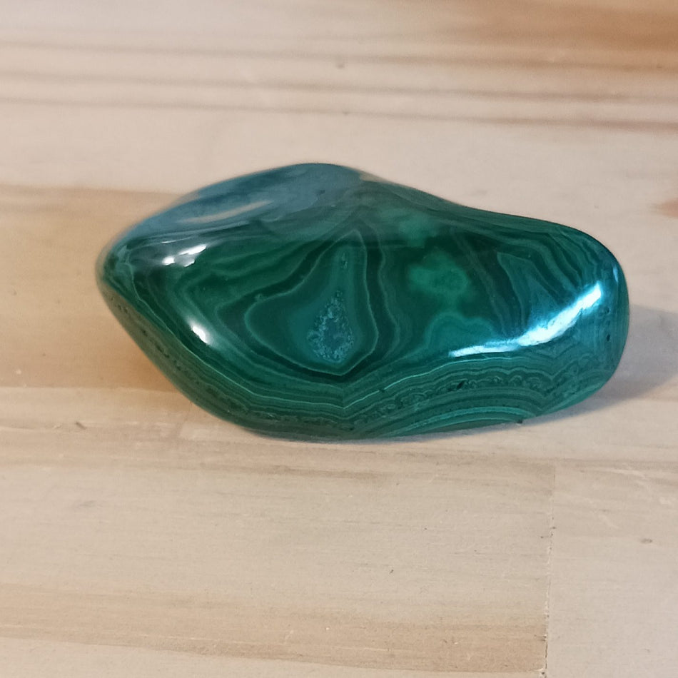 Forme Libre Polie Malachite N°8  – 157g (Congo)