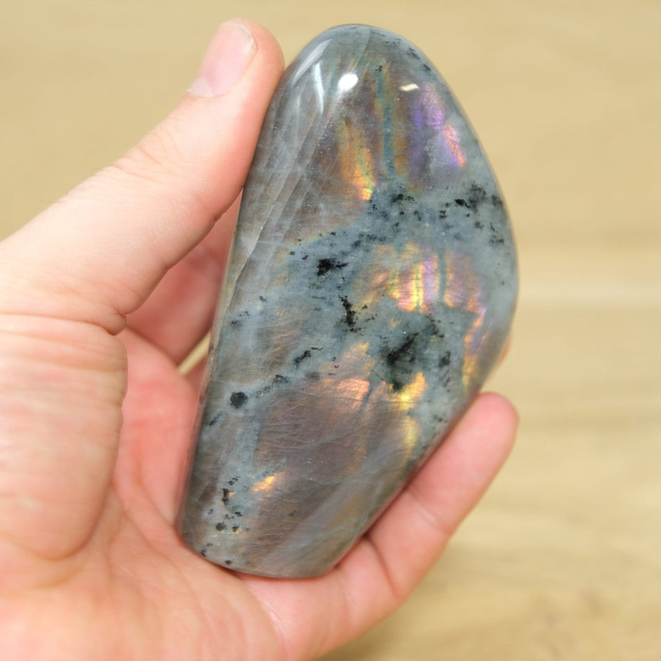 Bloc de Labradorite Spectrolite N° 3 - 329g (Madagascar) - Nature Minérale