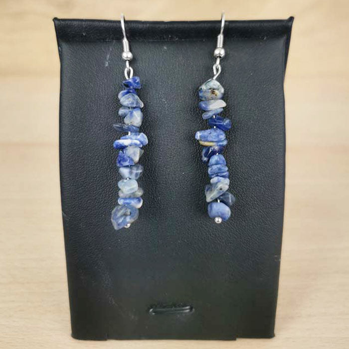 Boucles d'oreilles baroques Lapis Lazuli