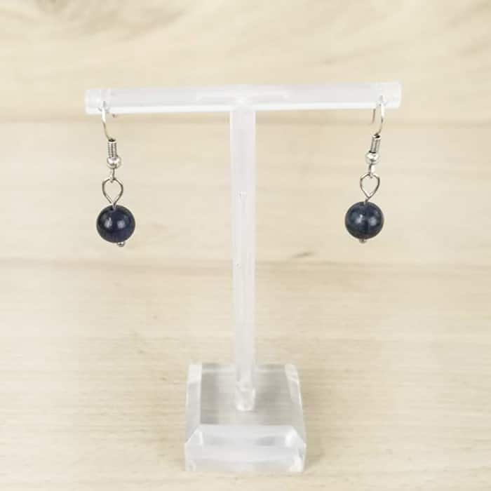 boucles d'oreilles Sodalite 8mm - Nature Minérale