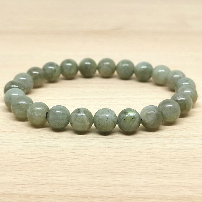 Bracelet Boule Labradorite 08mm (Madagascar)