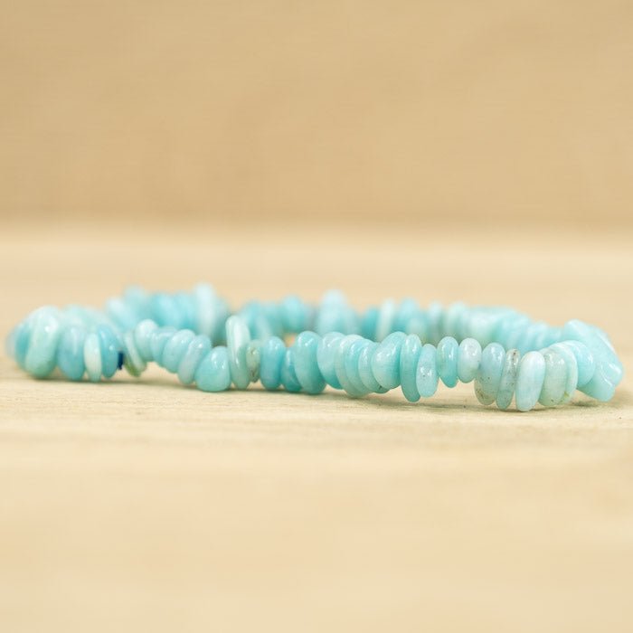 Bracelet Baroque Amazonite AA (Pérou) - Nature Minérale