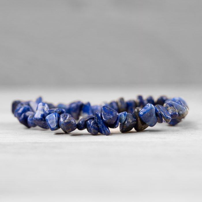 Bracelet Baroque Lapis Lazuli AA (Afghanistan) - Nature Minérale