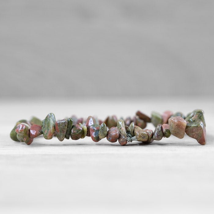 Bracelet Baroque Unakite (Afrique du Sud) - Nature Minérale