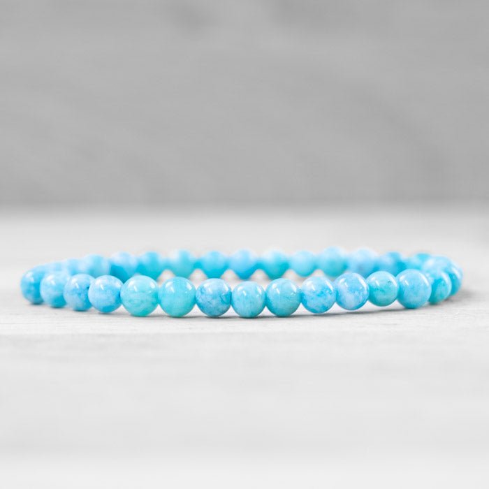 Bracelet Boule Amazonite 06mm A (Pérou) - Nature Minérale