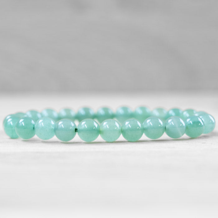 Bracelet Boule Amazonite 08mm A (Pérou)