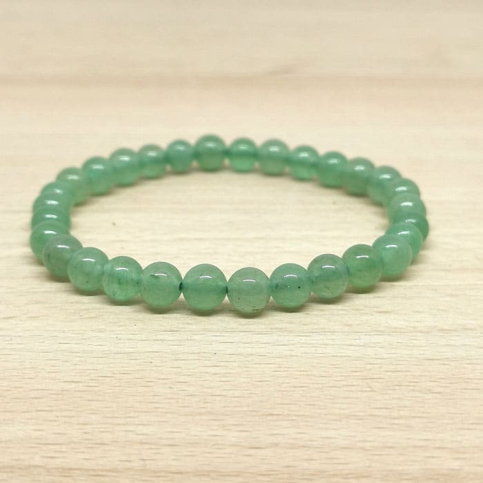 Bracelet Boule Aventurine Verte 06mm (Brésil) - Nature Minérale