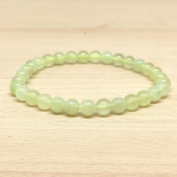 Bracelet Boule Jade de Chine 06mm - Nature Minérale