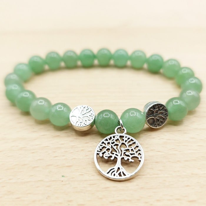 Bracelet "Life" Aventurine Verte - Nature Minérale