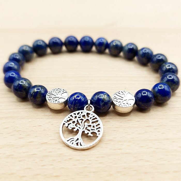 Bracelet "Life" Lapis Lazuli AA - Nature Minérale