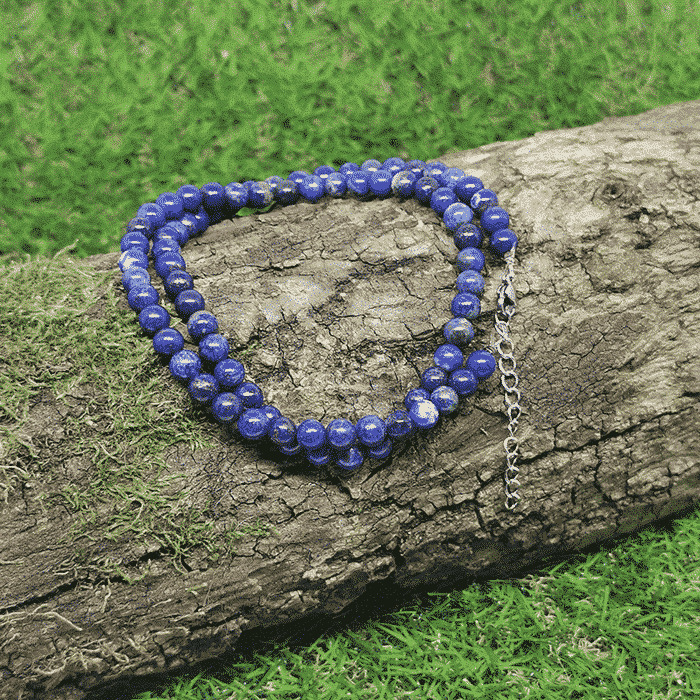 Collier Lapis Lazuli - Boules 06mm AA - Nature Minérale