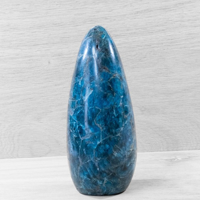 Forme libre : bloc Apatite Bleue n°3 - 1023g (Madagascar) - Nature Minérale