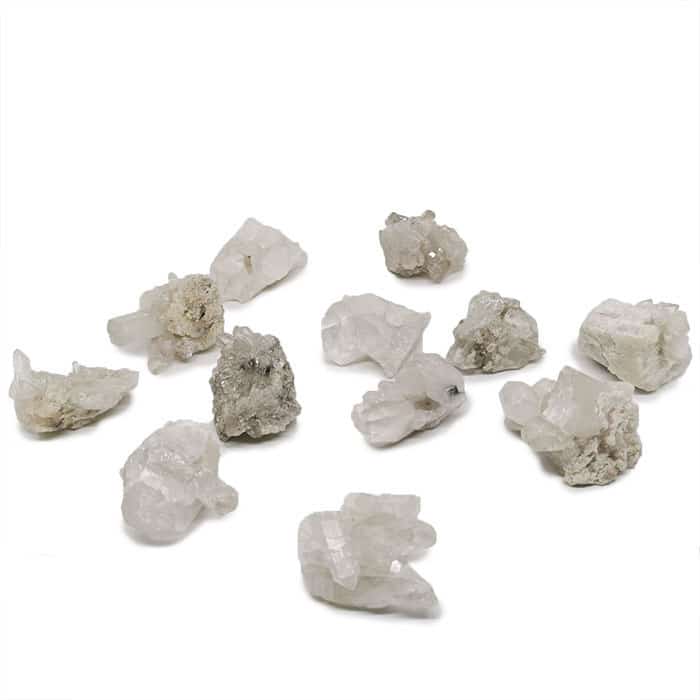 Mini druse de Cristal de Roche ( - de50g) - Nature Minérale