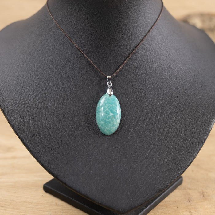 Pendentif en Amazonite A n°004 (Pérou) - Nature Minérale