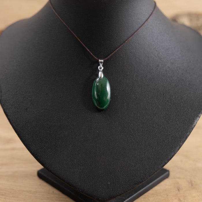 Pendentif en Malachite n°001 (Congo) - Nature Minérale