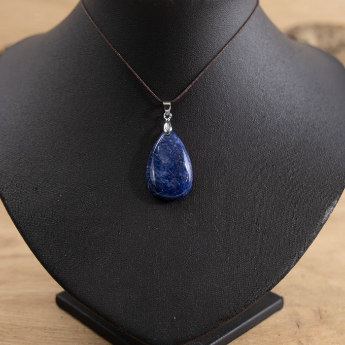 Pendentif en Sodalite A n°002 (Brésil) - Nature Minérale