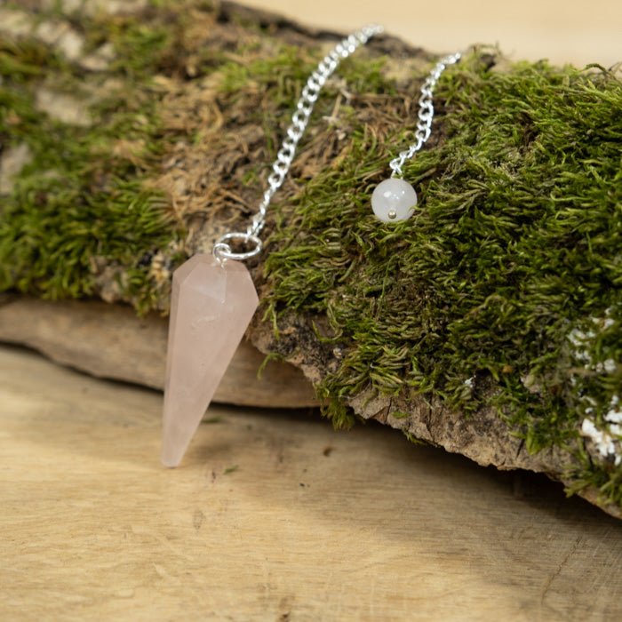 Pendule Quartz Rose (Brésil) - Nature Minérale